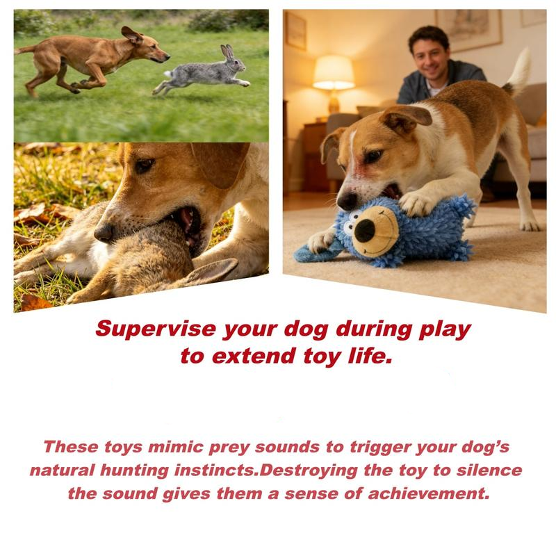 Squeaky Dog Plush Toy🐕