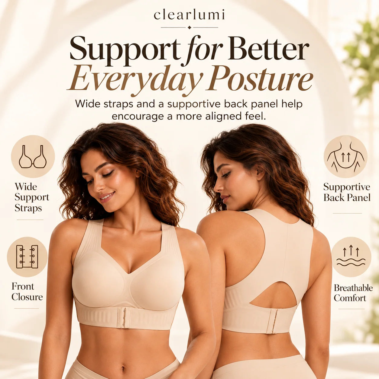 Bra support design