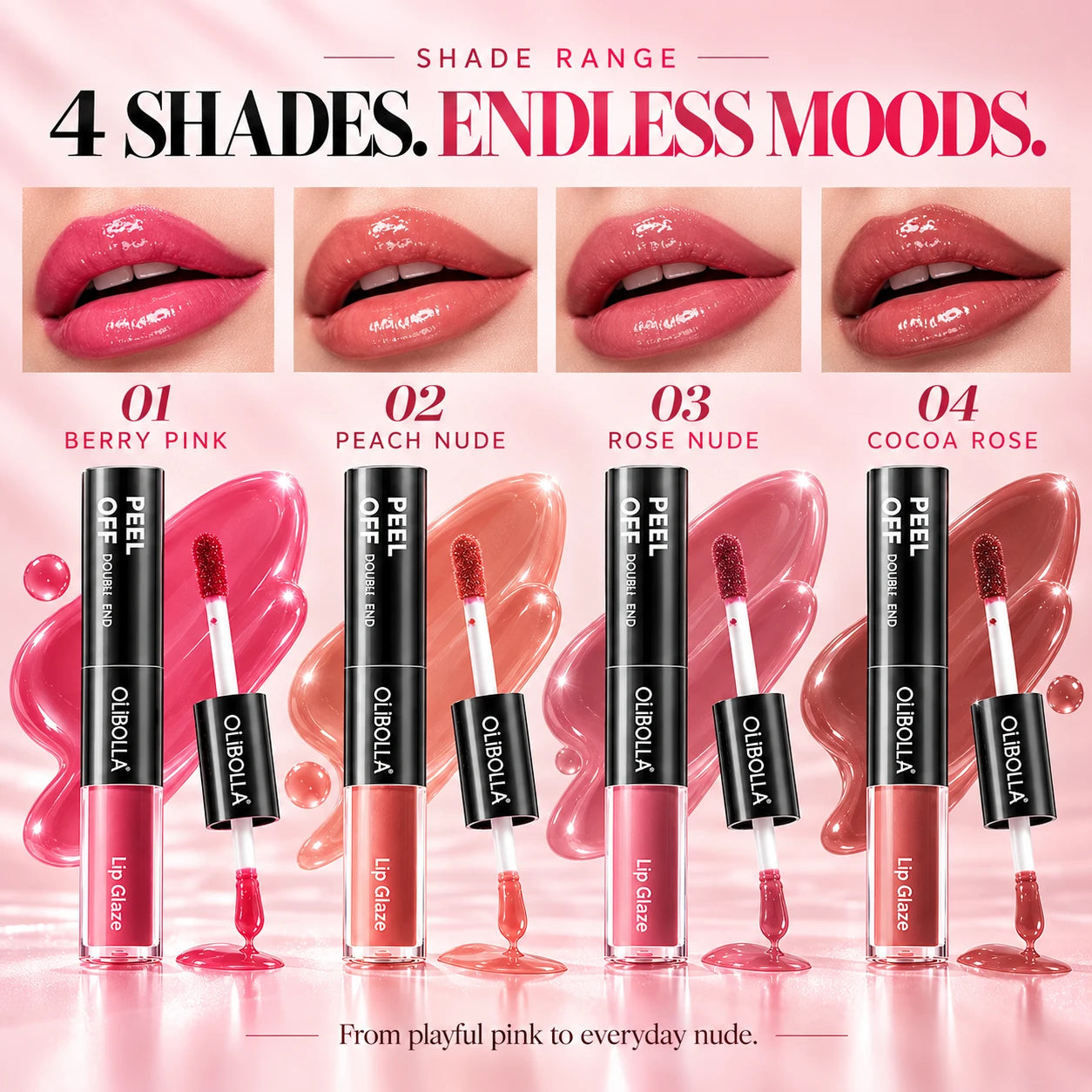 Four OLIBOLLA shades