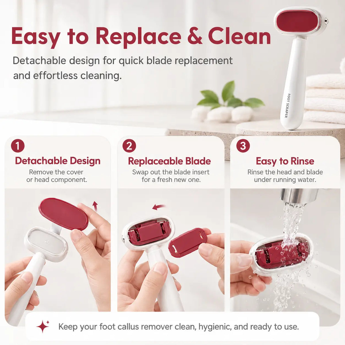 2-Step Heel Reset Dual-Sided Foot Smoother