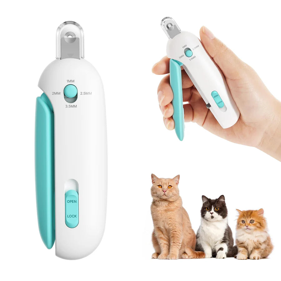 Premium Cat Nail Clipper with 3-Size Safety Guard