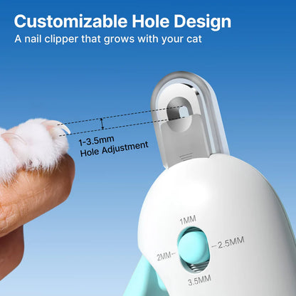 Premium Cat Nail Clipper with 3-Size Safety Guard