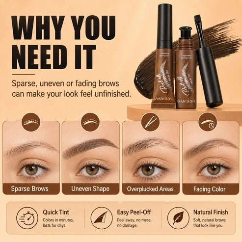 Peel-Off Brow Tint for Fuller-Looking Brows