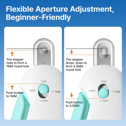 Premium Cat Nail Clipper with 3-Size Safety Guard