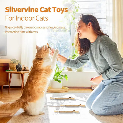 Natural Cat Chew Toy – Reduce Boredom, Support Cleaner Teeth