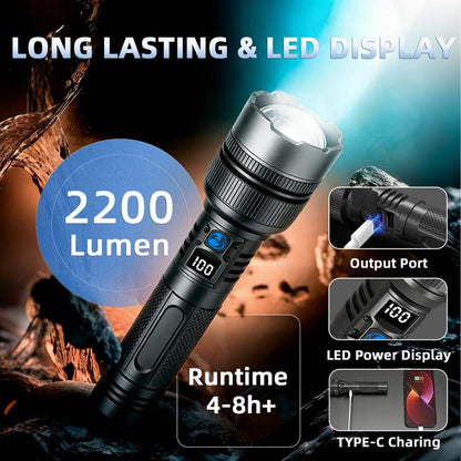 2-in-1 Strong Flashlight