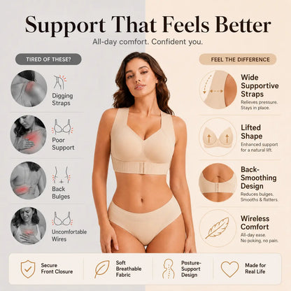 Women's Wireless Comfort Bra 🤍