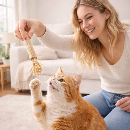 Natural Cat Chew Toy – Reduce Boredom, Support Cleaner Teeth