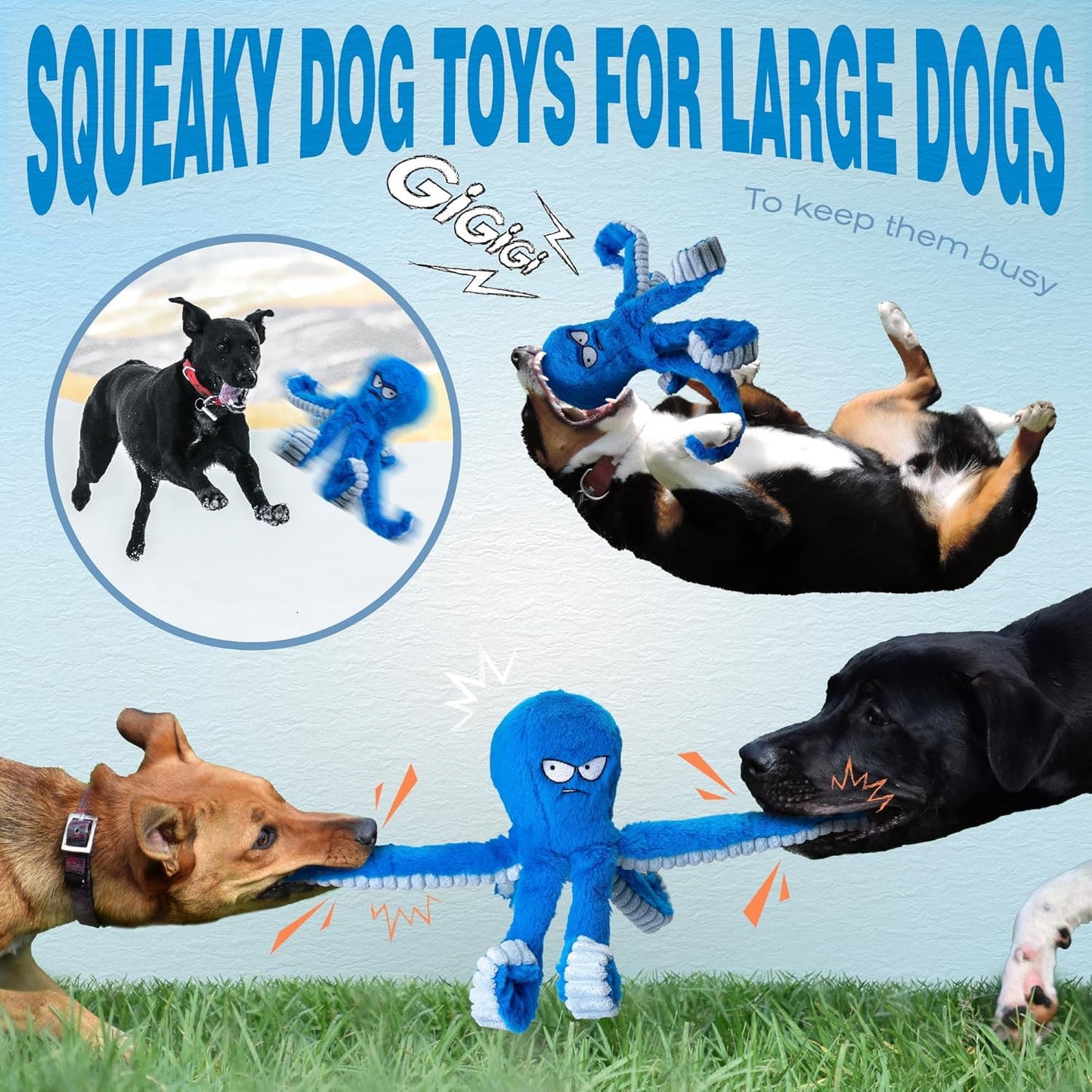 Mr.Octopus - Interactive Dog Toy