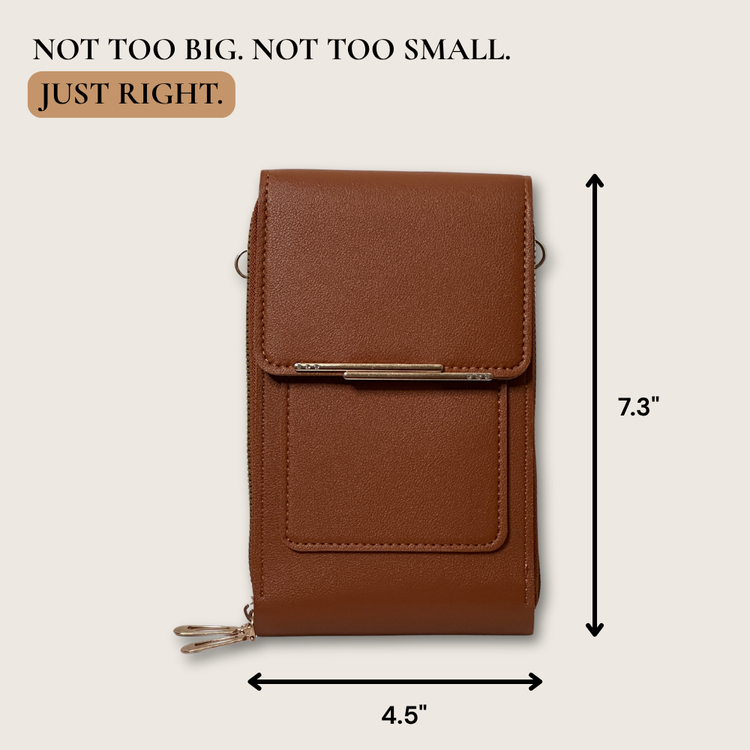 Bag dimension graphic showing 7.3 inches tall and 4.5 inches wide