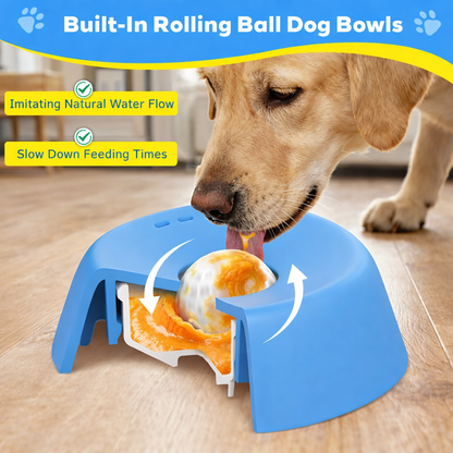 Slow Feeder Dog Bowls for Liquid Treat