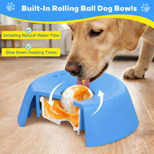 Slow Feeder Dog Bowls for Liquid Treat