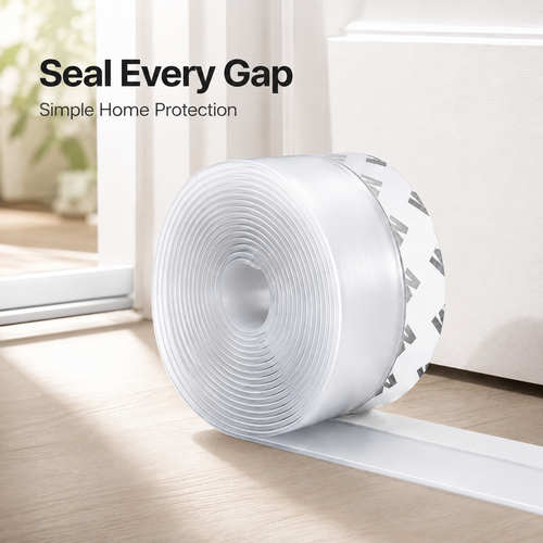 🚪 16.4Ft Self-Adhesive Door Draft Seal Strip | Block Drafts & Dust