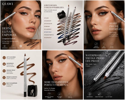 QIAWI Waterproof Eyeliner Pencil