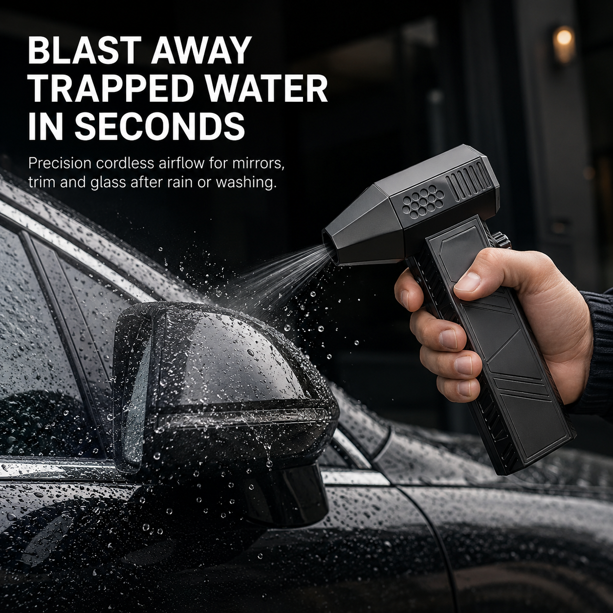 All-in-One Cordless Turbo Air Tool – 3-Speed Rechargeable Metal Blower for Home, Outdoor, Auto & Tech Cleaning