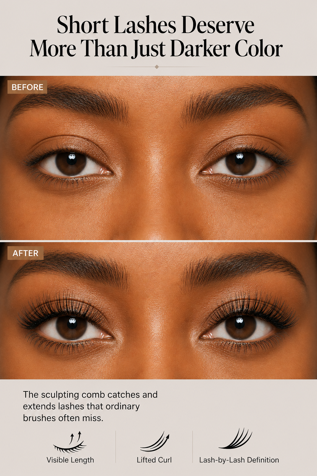 Your Lashes, Only More—Length, Lift & Definition in Every Layer.