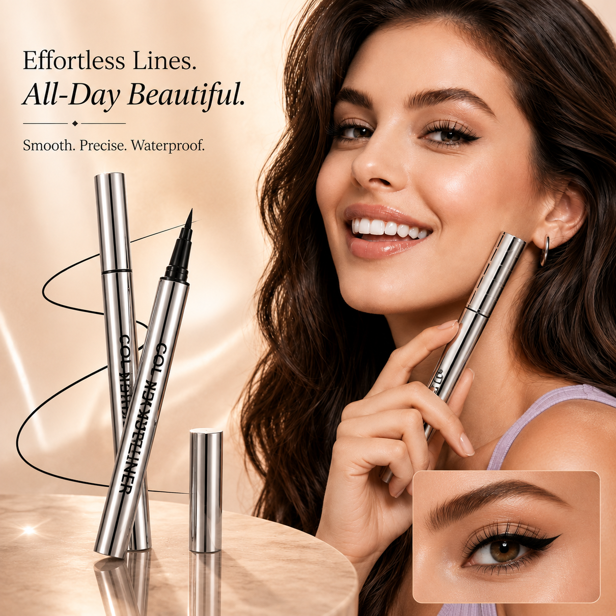 Waterproof Eyeliner That Stays Put.