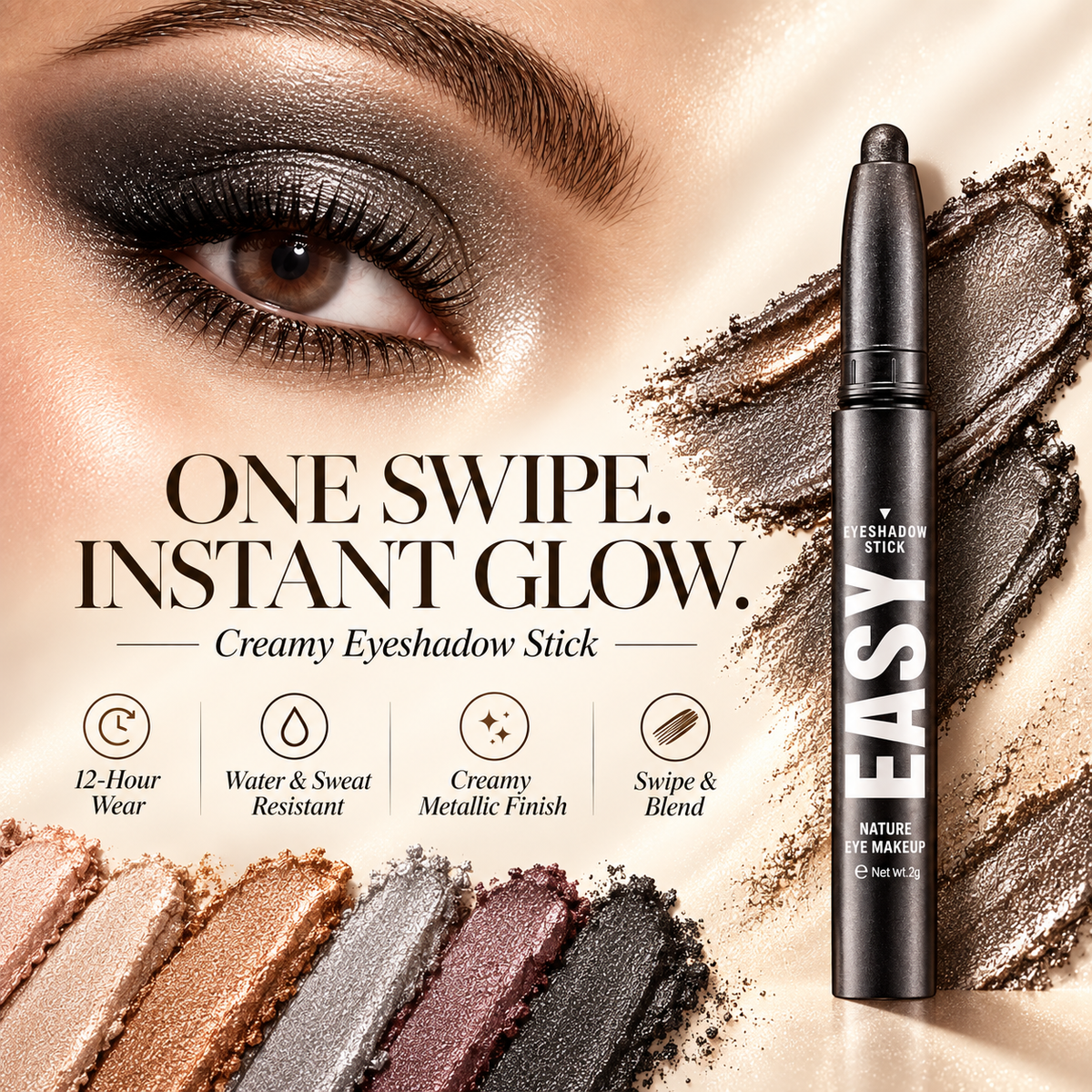 Swipe & Glow Cream Eyeshadow Stick