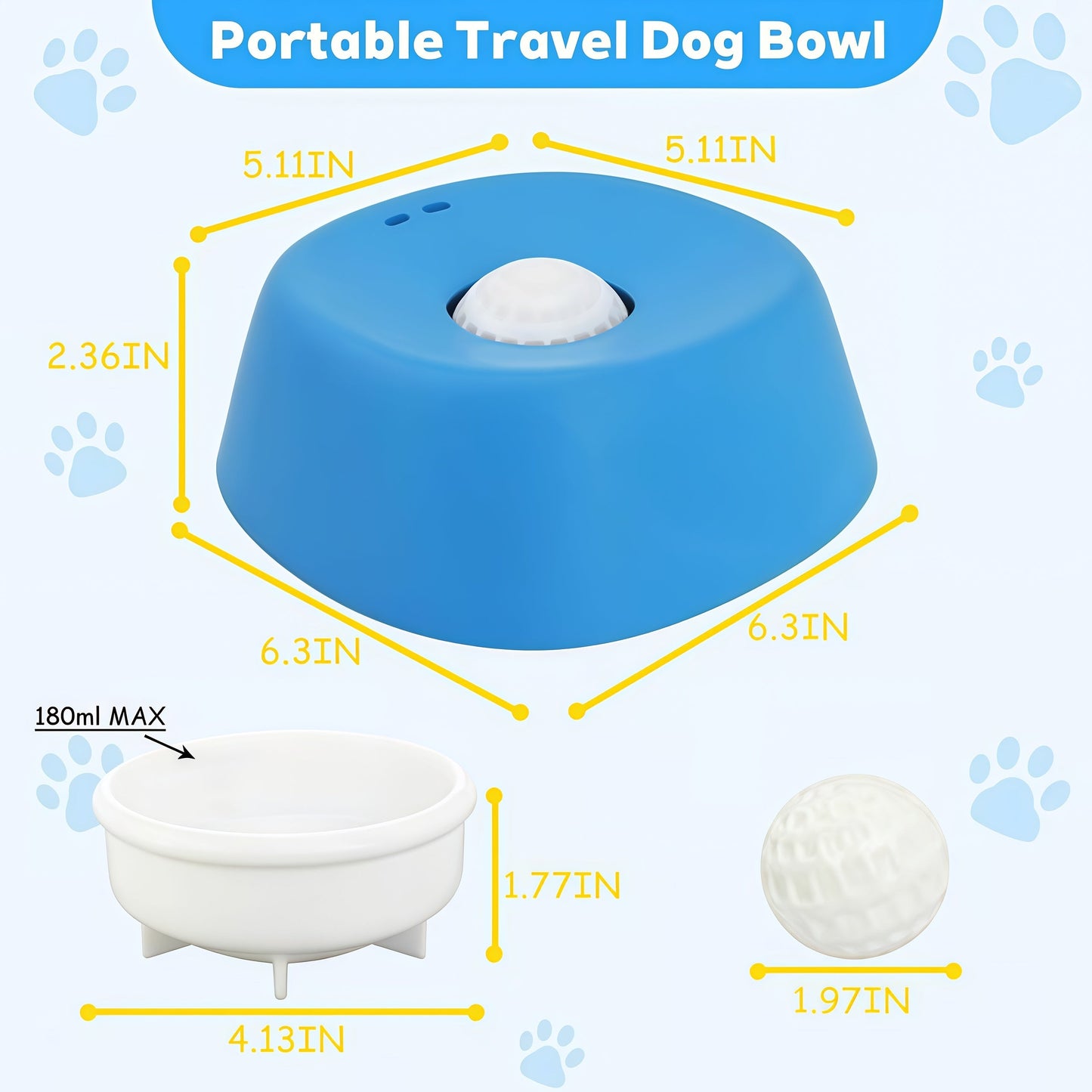 Slow Feeder Dog Bowls for Liquid Treat, Anti-Slip Bone Broth Dog Lick Bowl