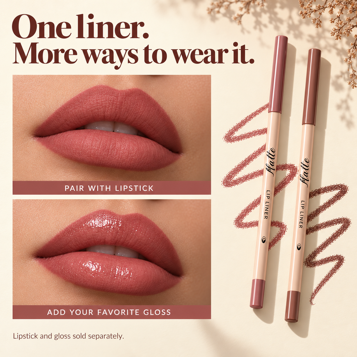 12-Piece Velvet Matte Lip Liner Set