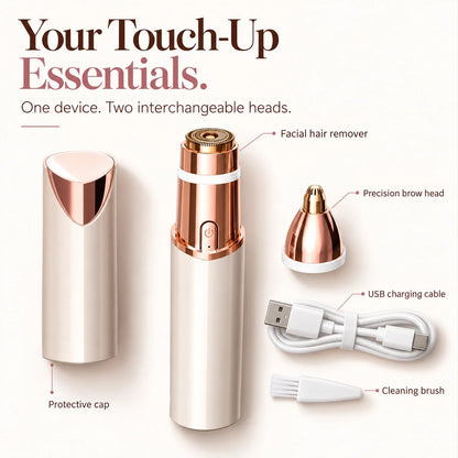 2-in-1 Facial Hair Remover & Eyebrow Trimmer